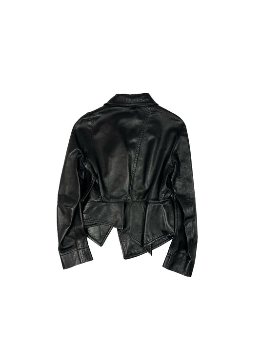 Asymmetrical Leather Jacket