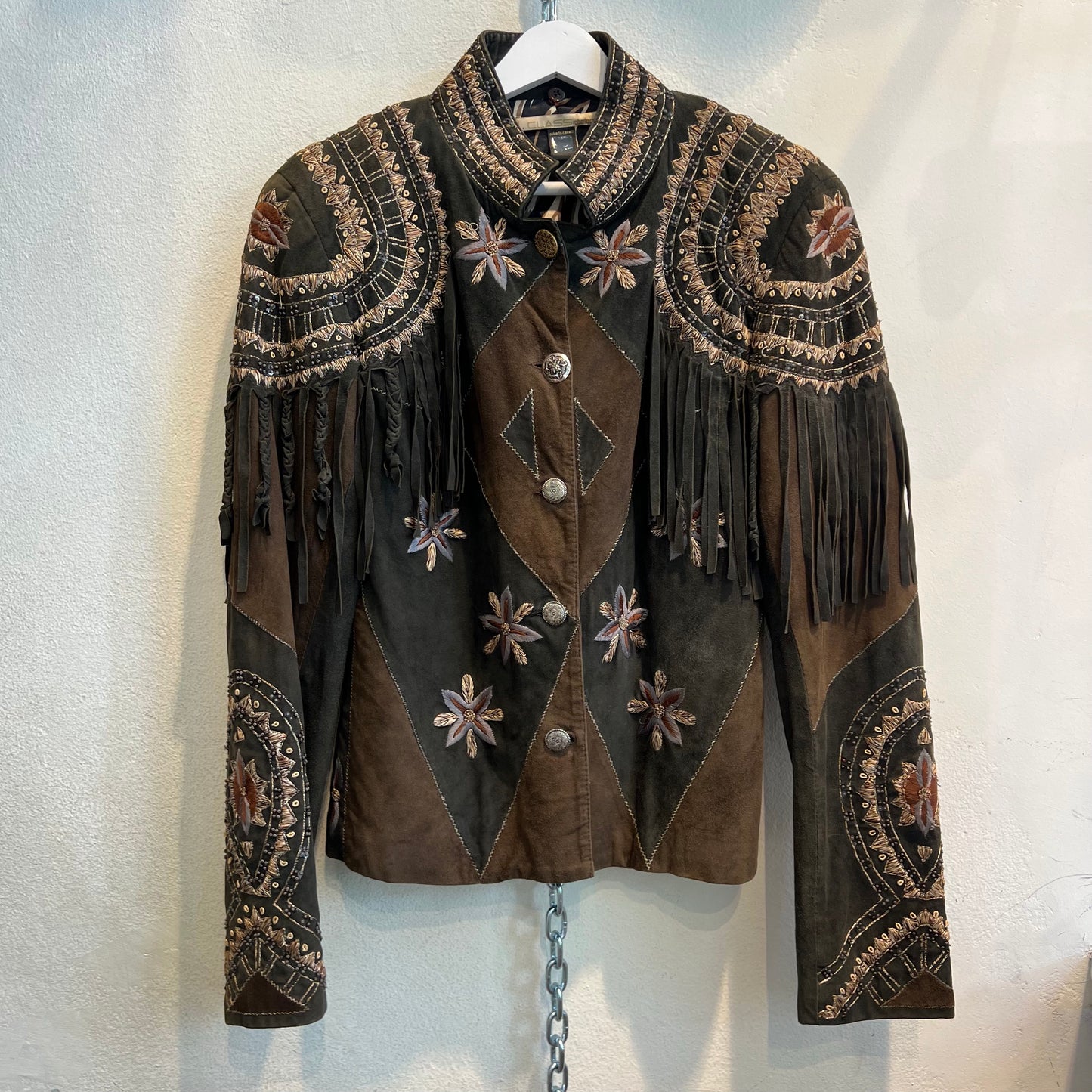 Roberto Cavalli suede jacket