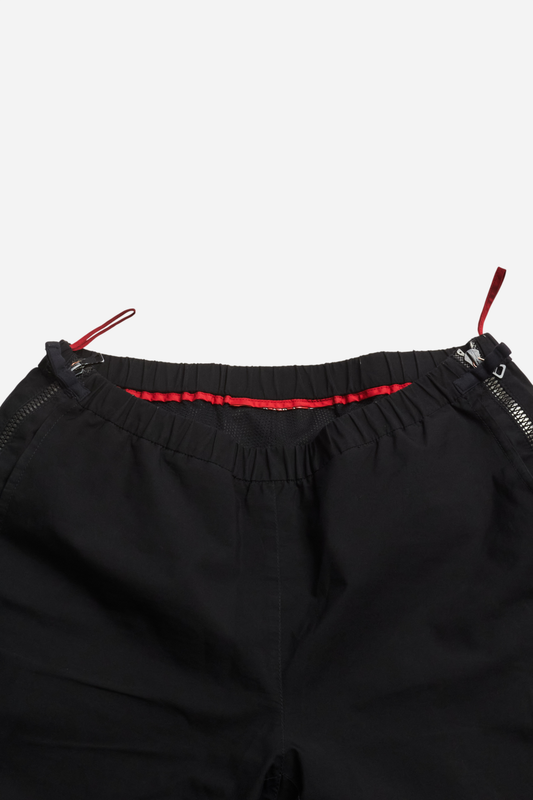 Prada Red Tab Black Gore-Tex Pants