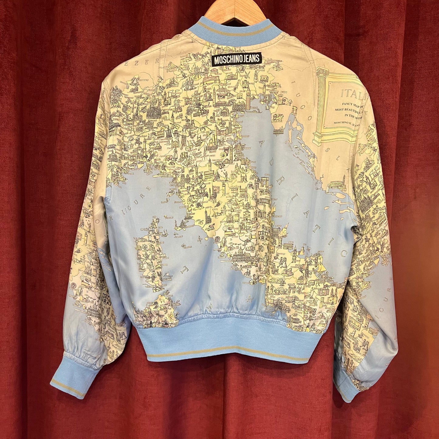 Moschino 80s Italy bomber