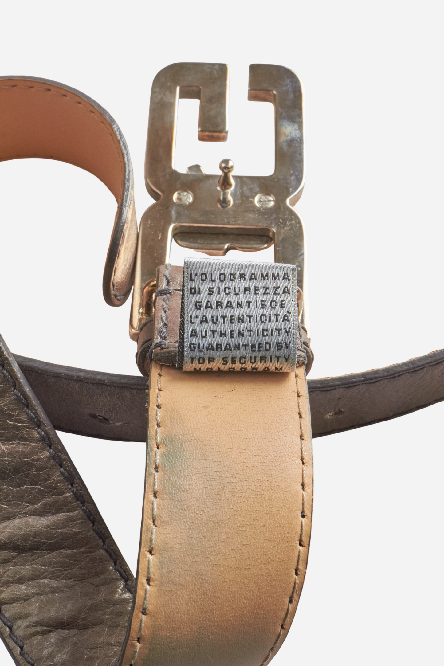 Dolce & Gabbana Brown Leather Belt