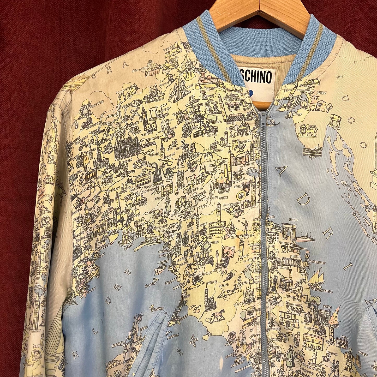 Moschino 80s Italy bomber