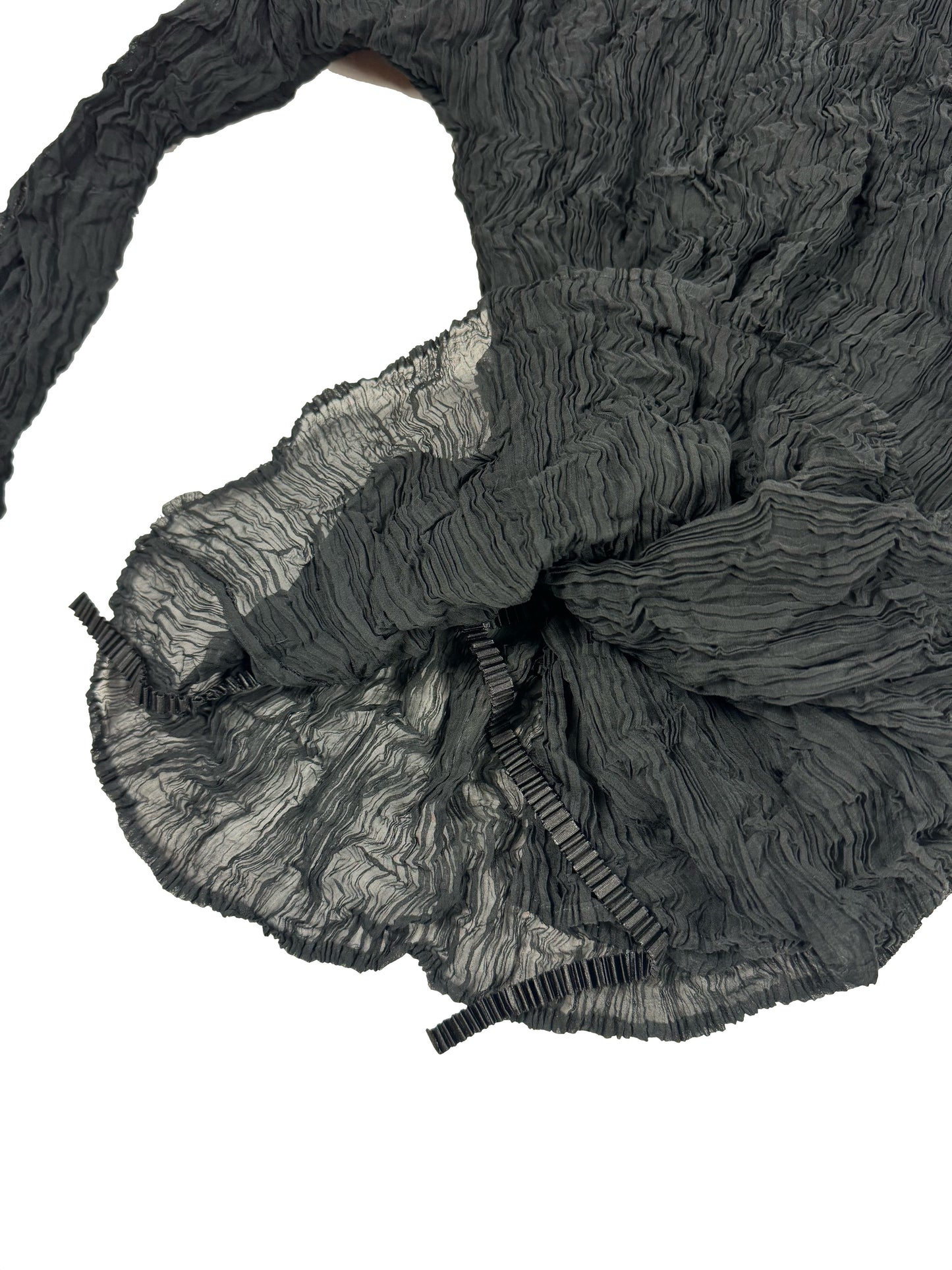 Black Double Layered Top