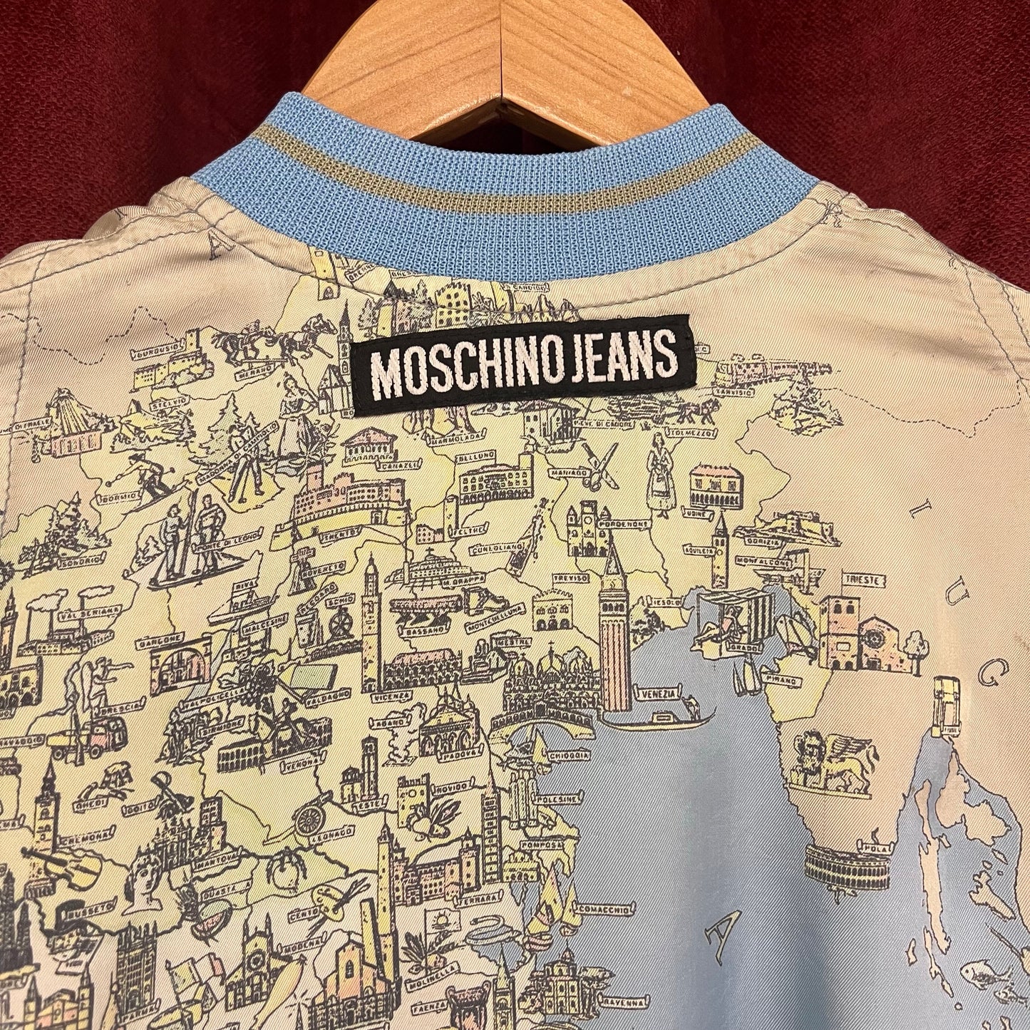 Moschino 80s Italy bomber