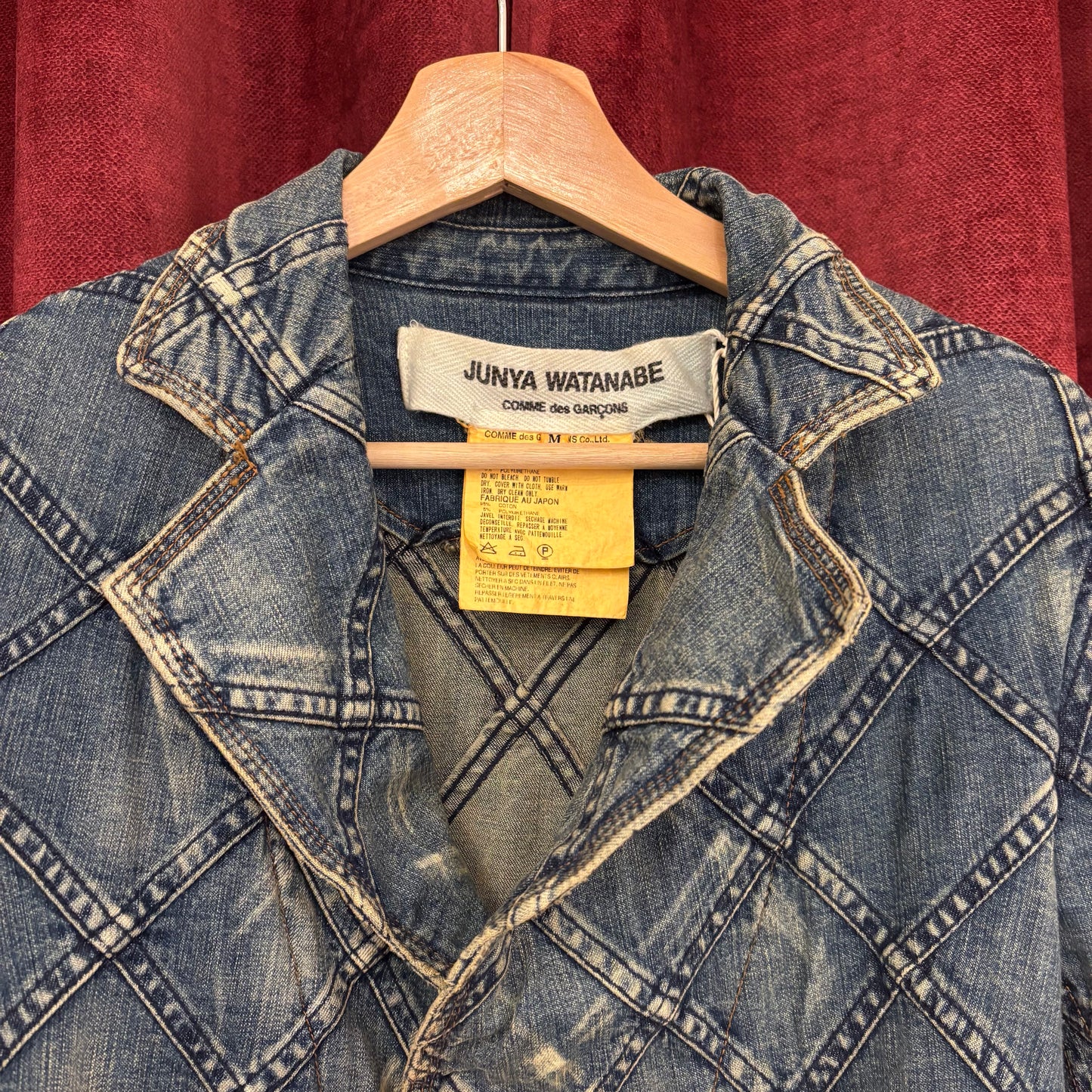Junya Watanabe denim blazer 2001