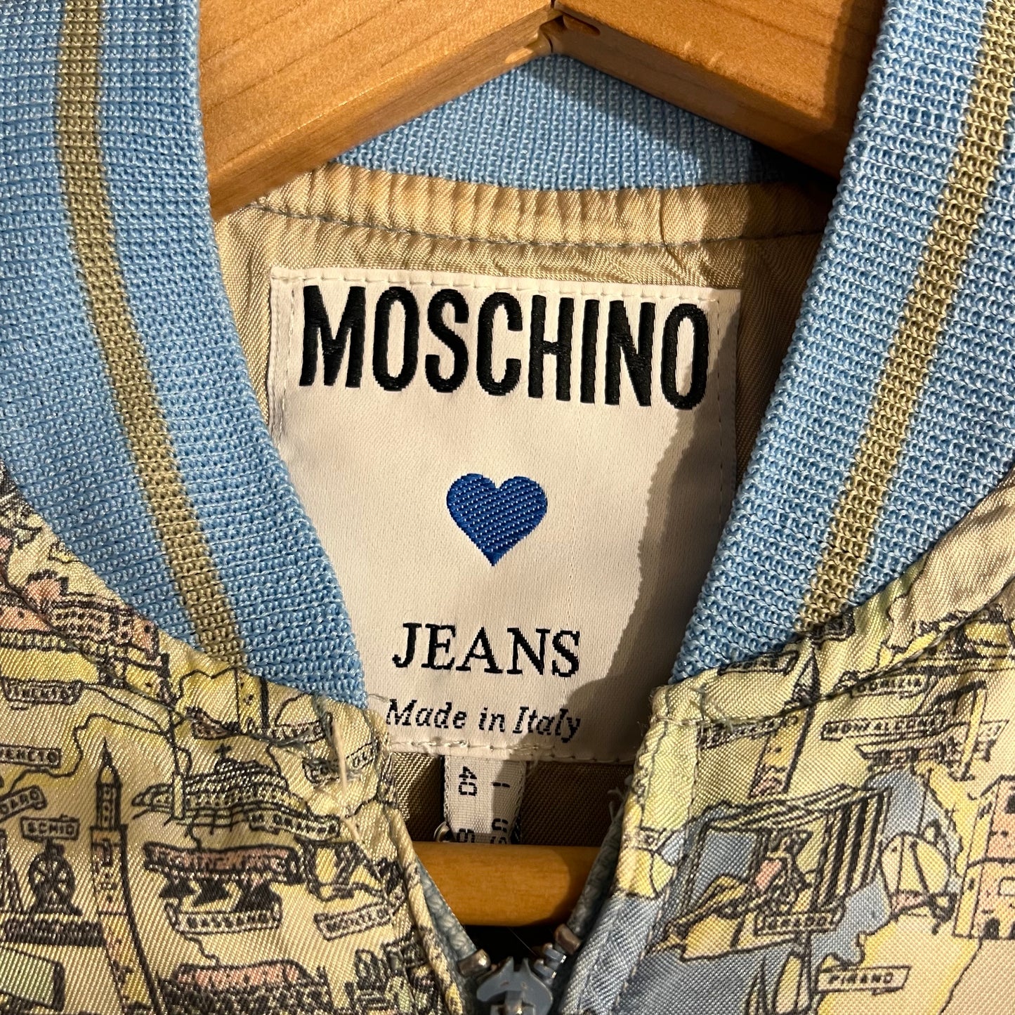 Moschino 80s Italy bomber