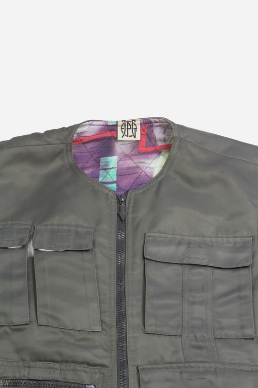 Jean Paul Gaultier 1996 Techno Map Vest