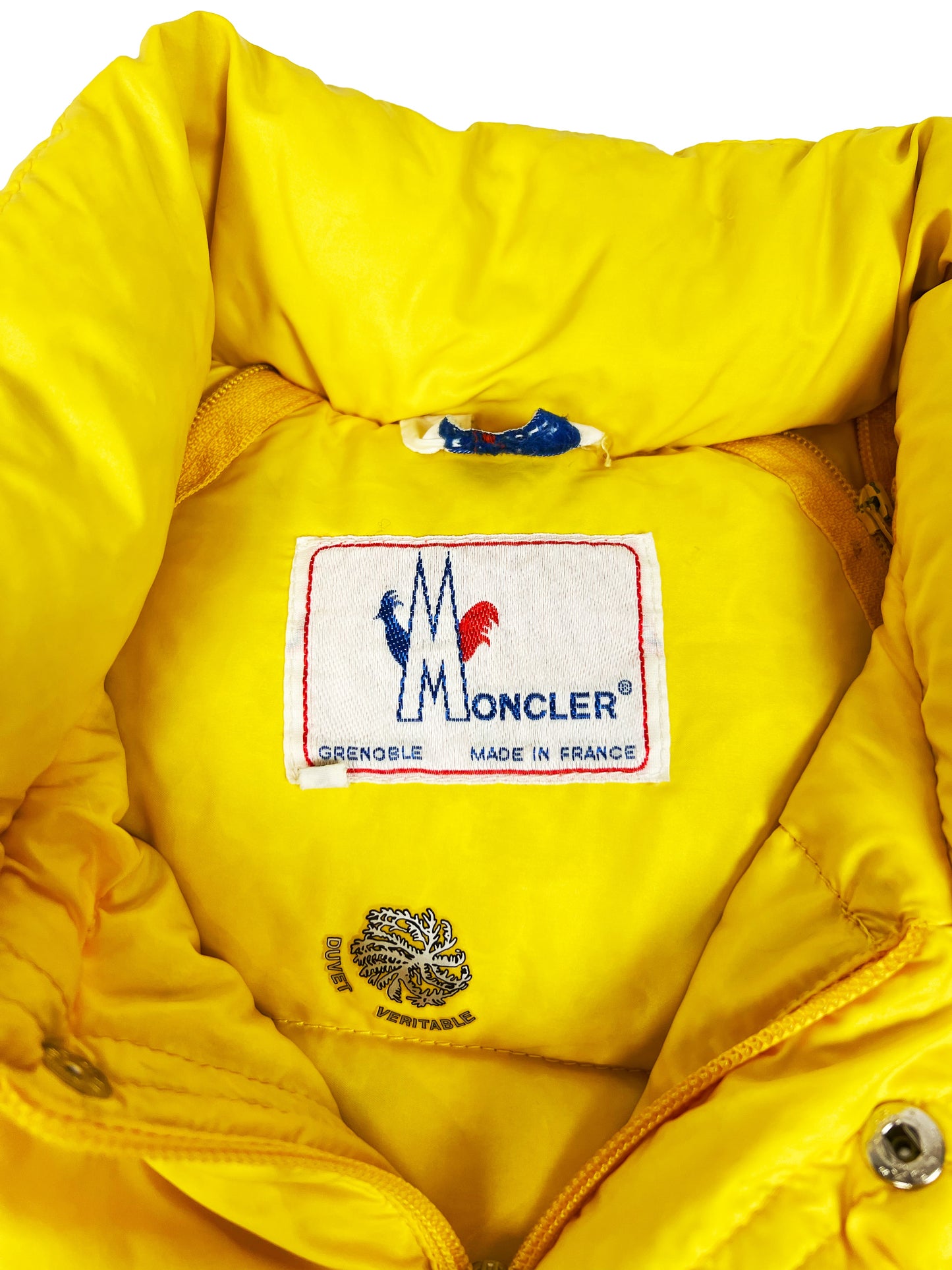 80s Yellow Puffer Jacket