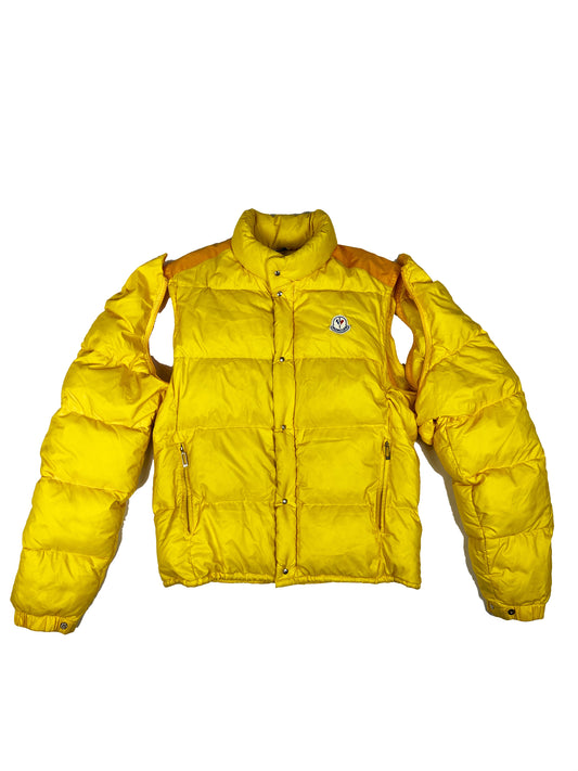 80s Yellow Puffer Jacket