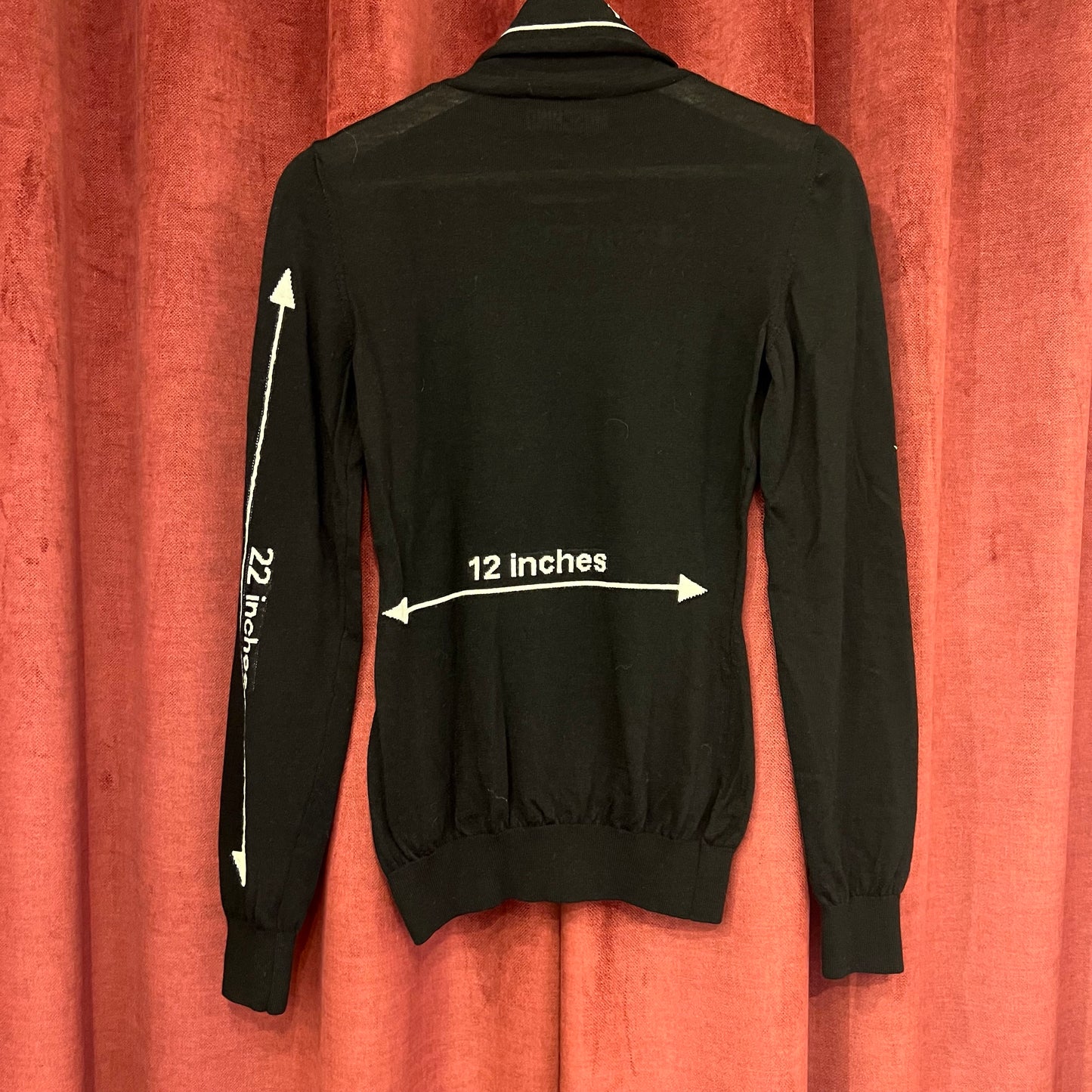 Moschino measurements turtleneck