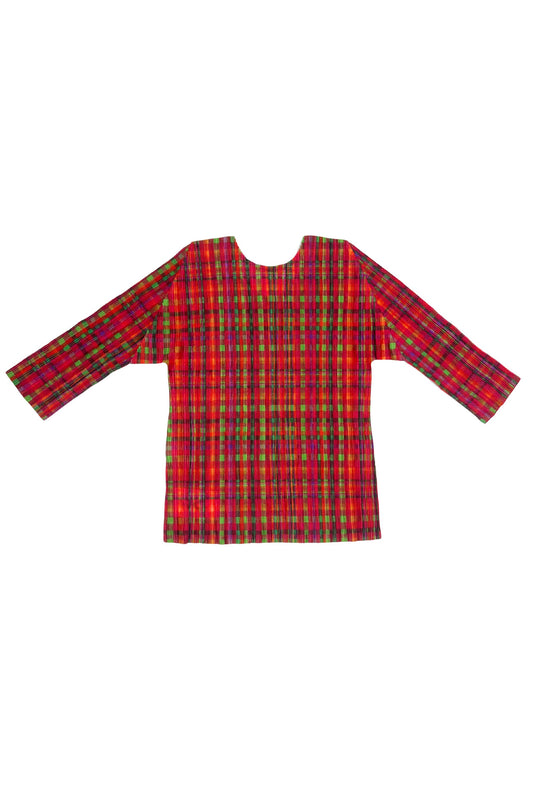 Pleats Please Checkered Top