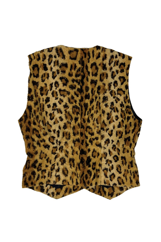 Leopard Faux Fur Vest