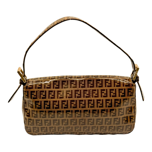 Fendi 90s PVC Zucca Baguette Shoulderbag