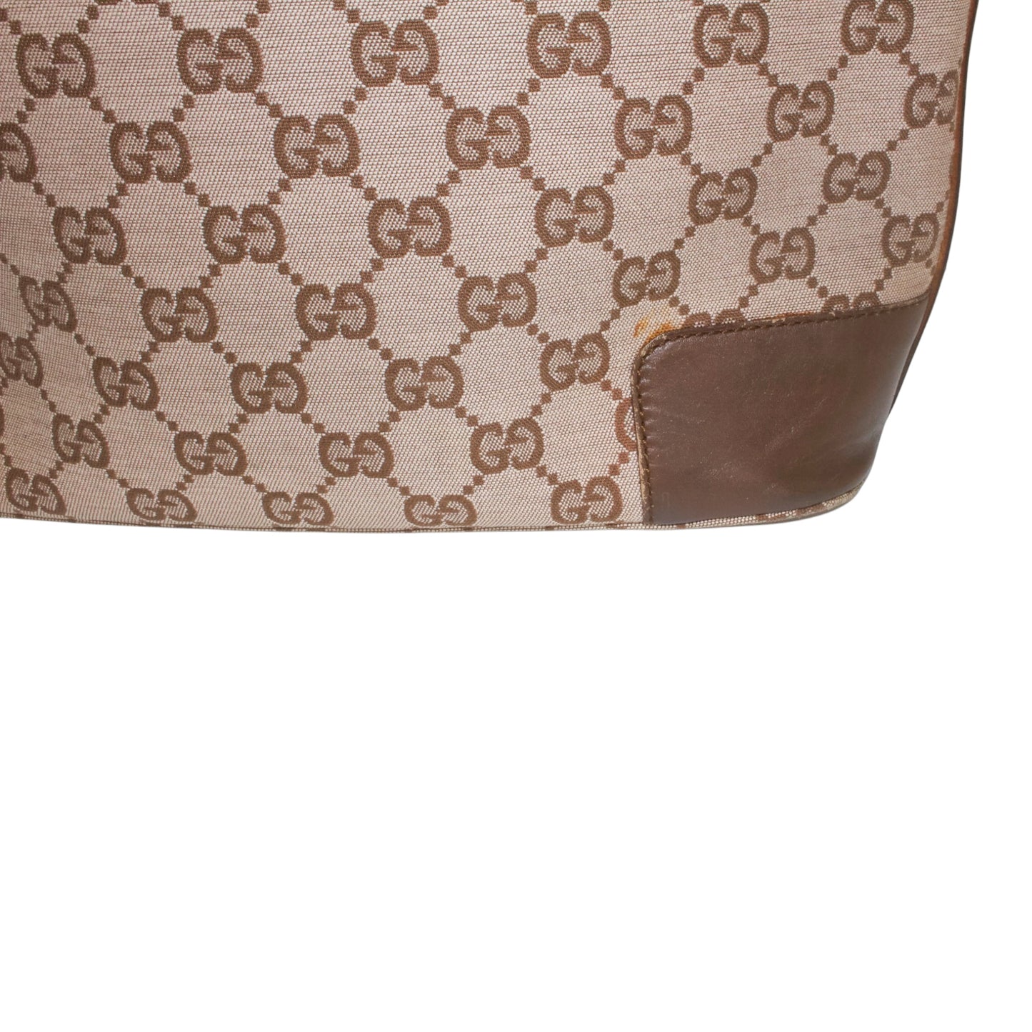 Gucci Brown Monogram Hobo Shoulder Bag