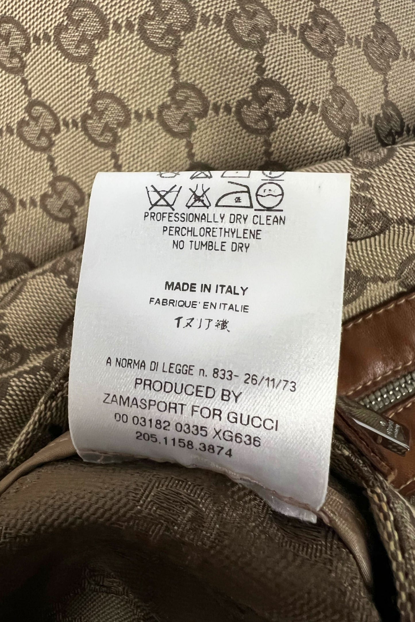 F/W 2000 Monogram Zip Skirt