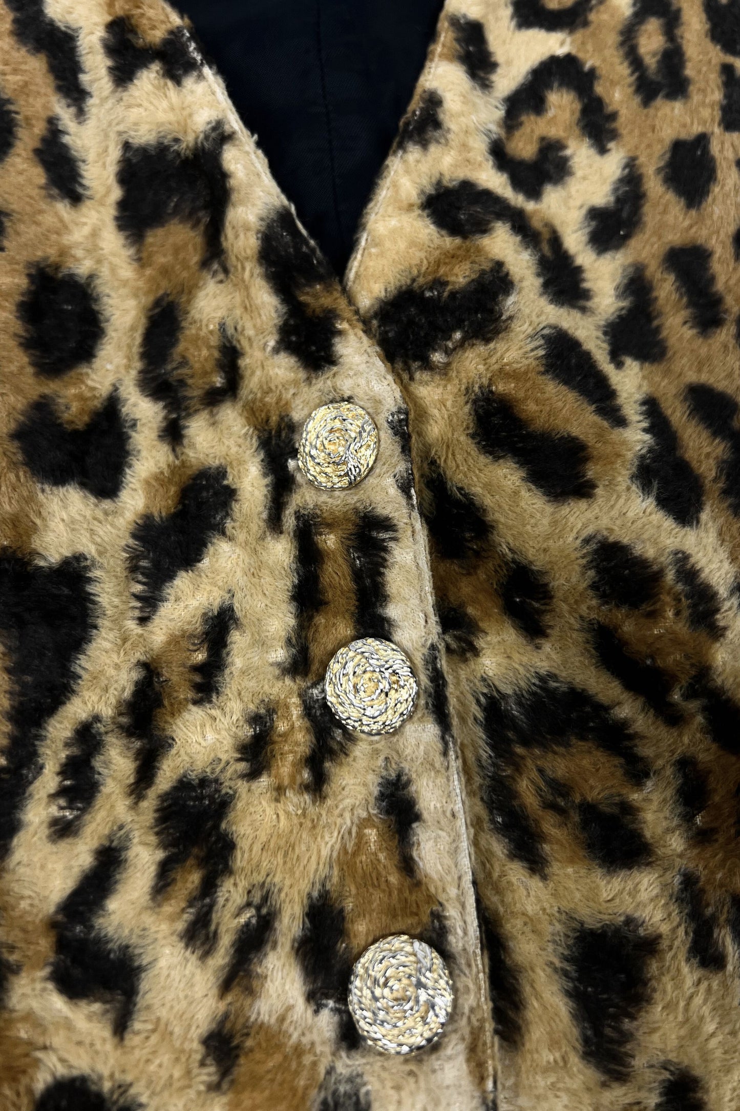 Leopard Faux Fur Vest