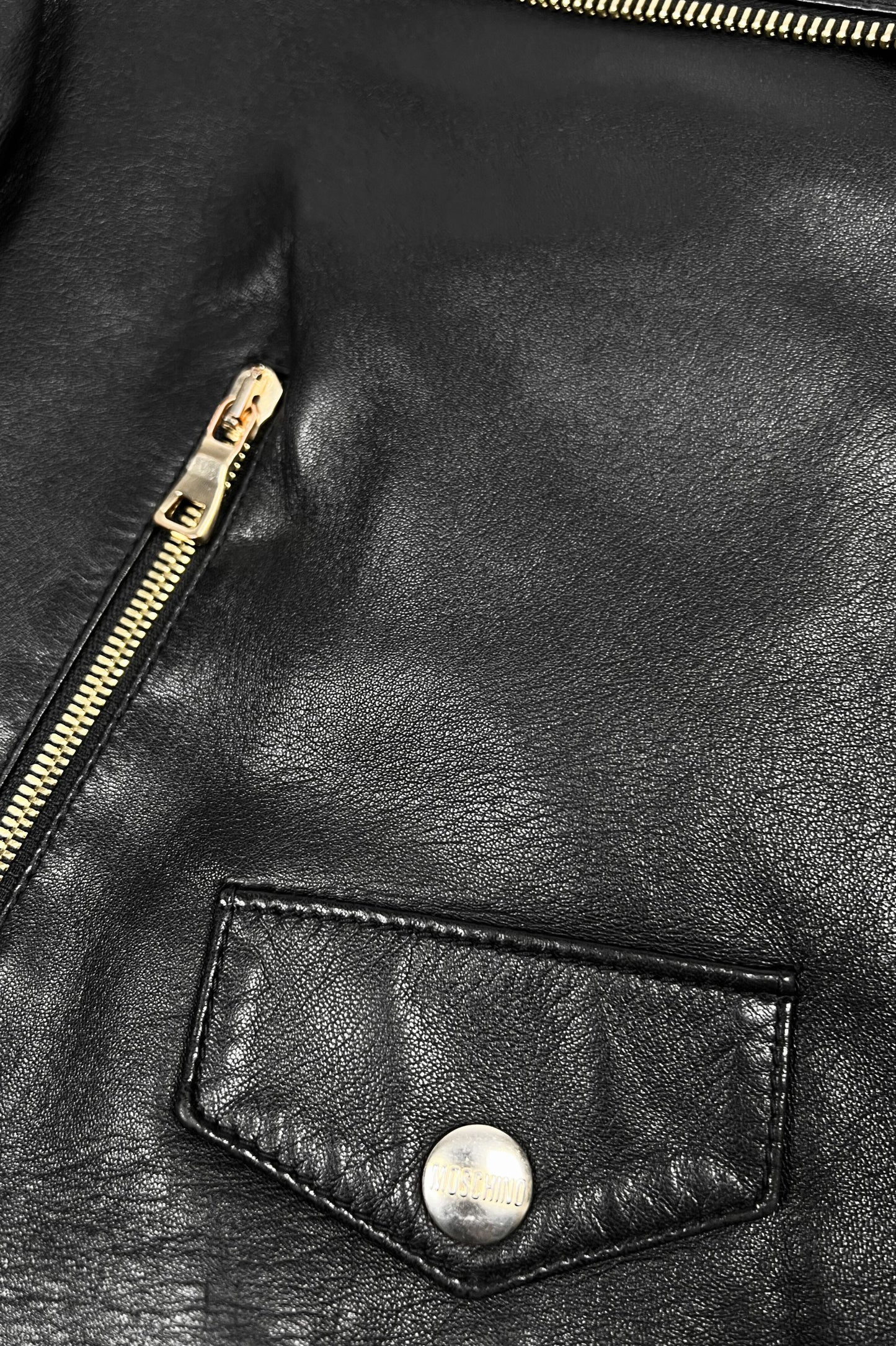 Black Leather Fringe Jacket