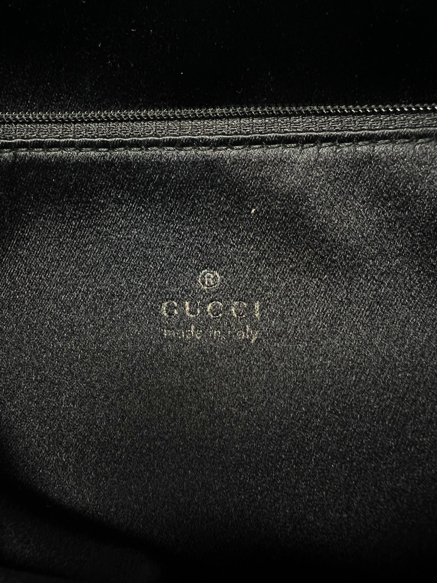 F/W 1999 psychedelic print velvet bag