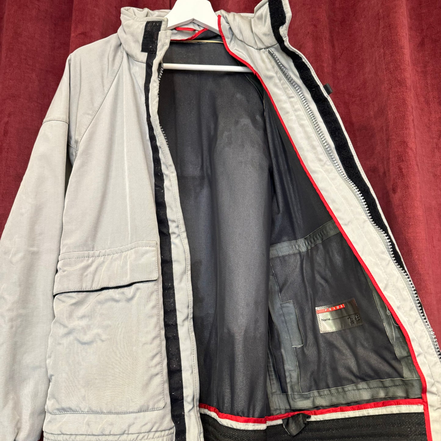 Prada 2003 grey technical jacket