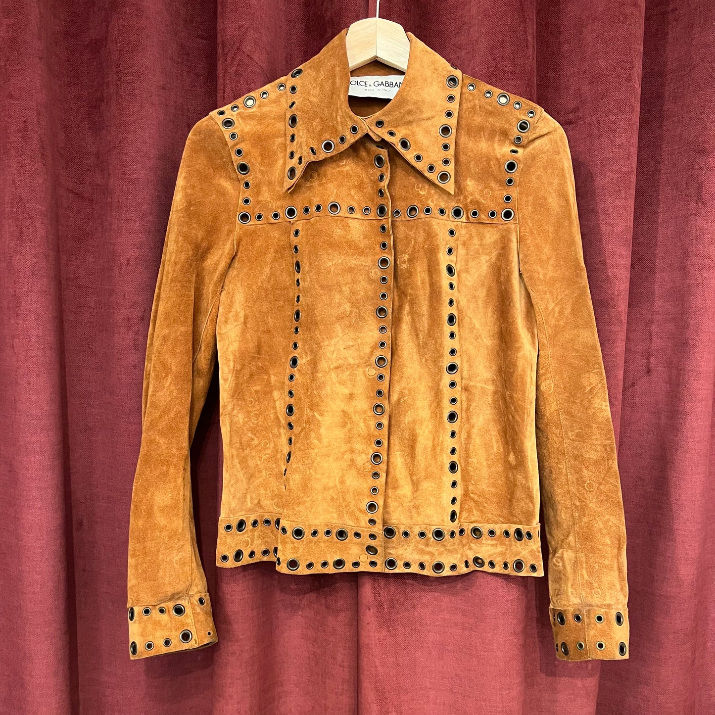 Dolce & Gabbana 90s suede jacket