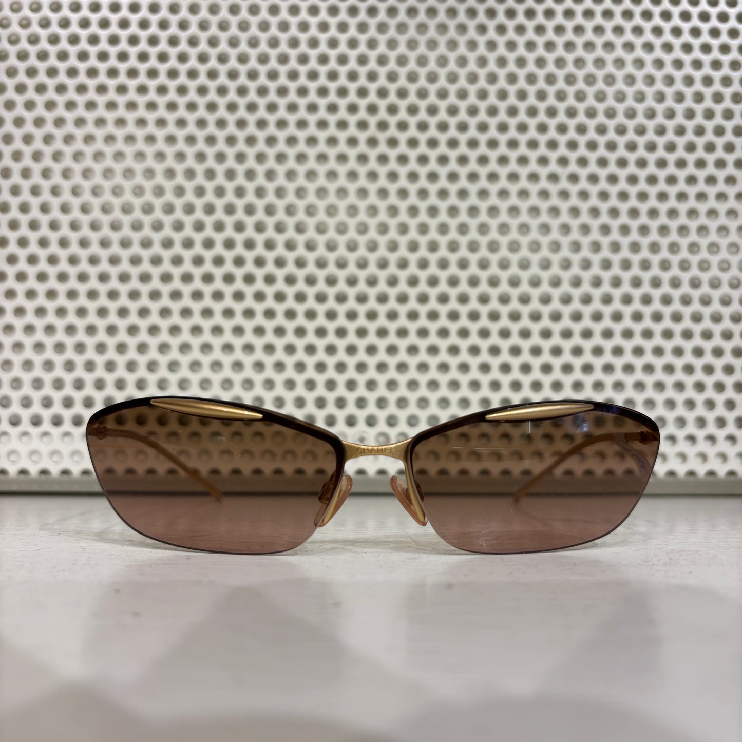 Chanel gold sunglasses
