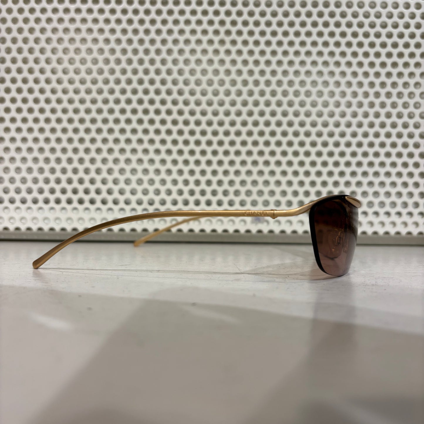 Chanel gold sunglasses