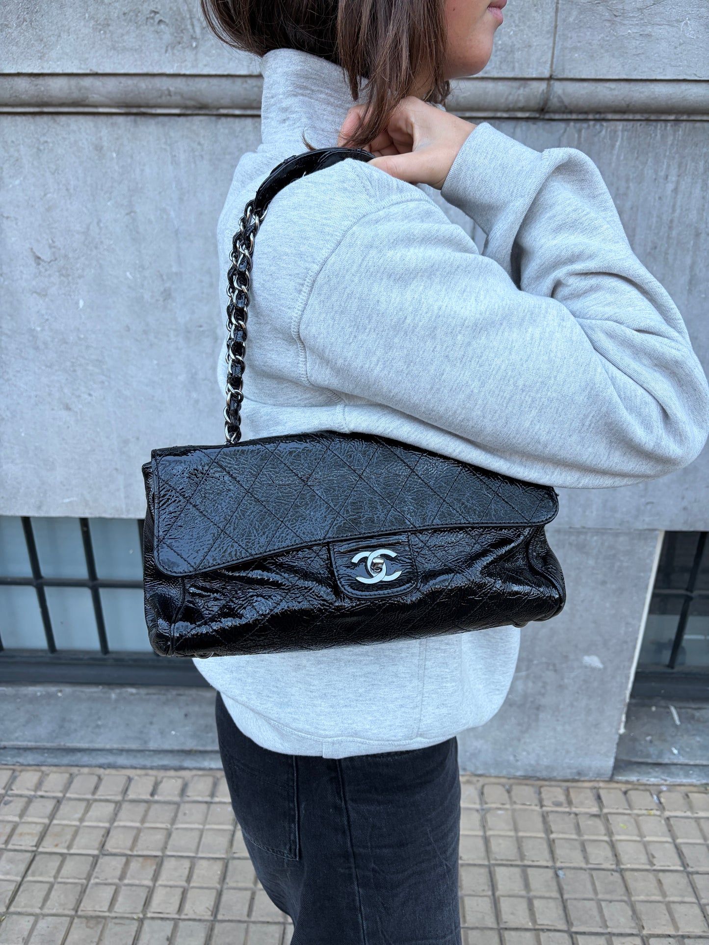 Chanel Black Leather Bag