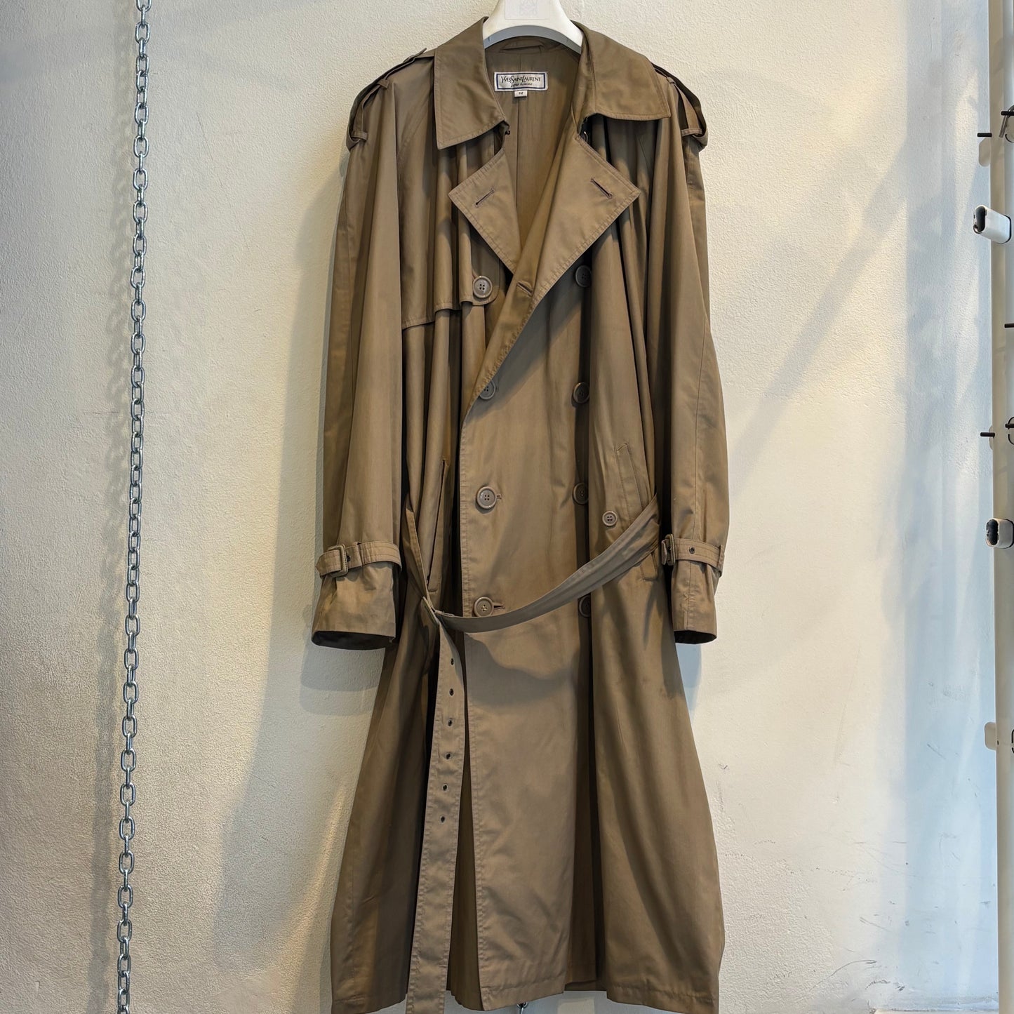 Yves Saint Laurent beige trenchcoat