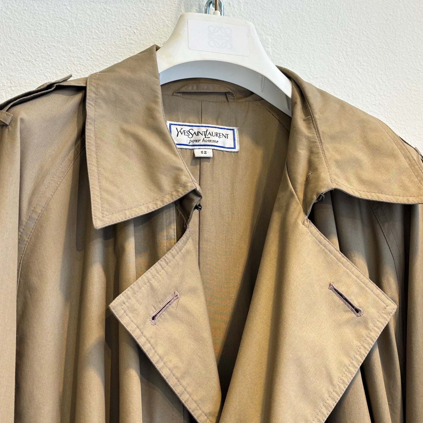 Yves Saint Laurent beige trenchcoat