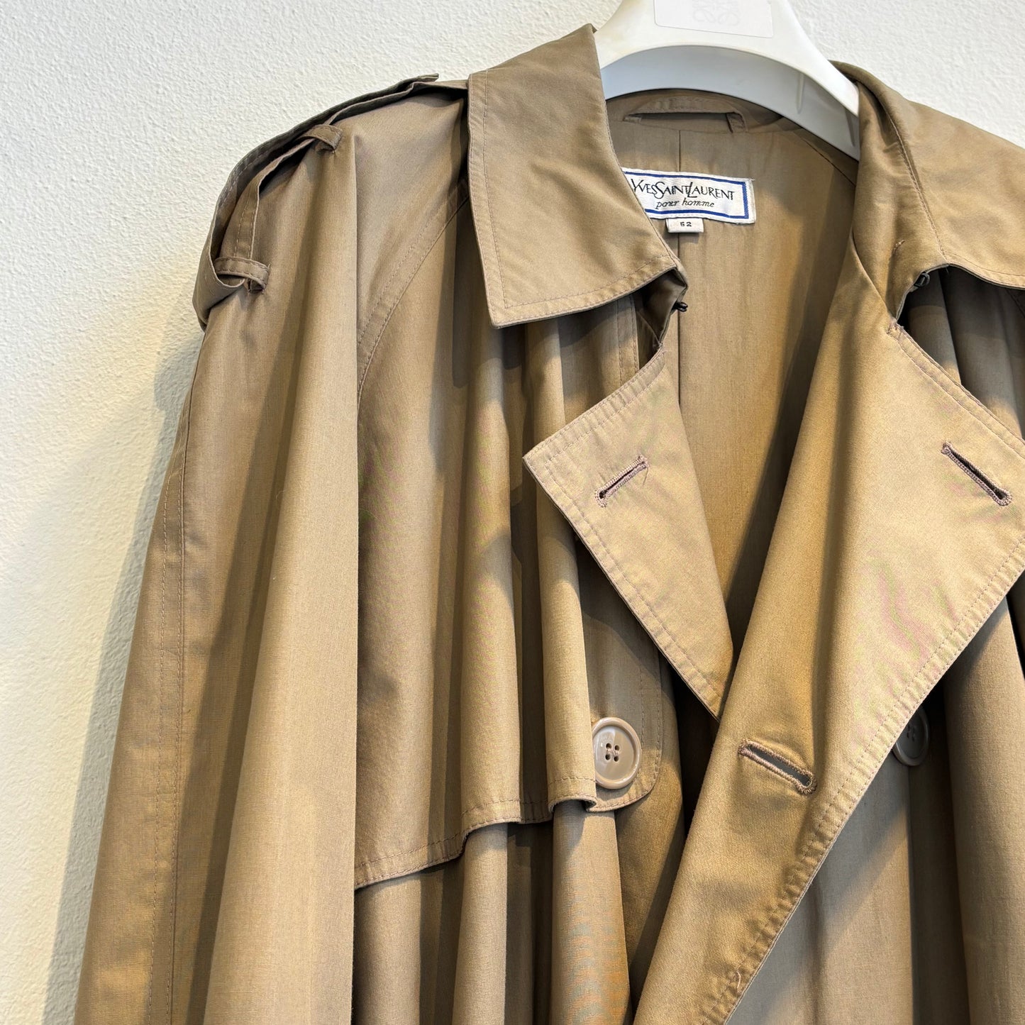 Yves Saint Laurent beige trenchcoat
