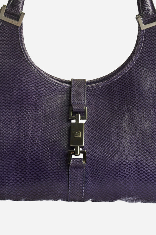 Gucci Lizard Leather 1961 Model Jackie Bag