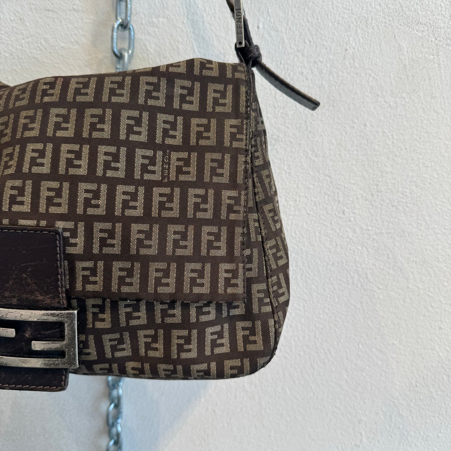 Fendi big mamma brown monogram bag