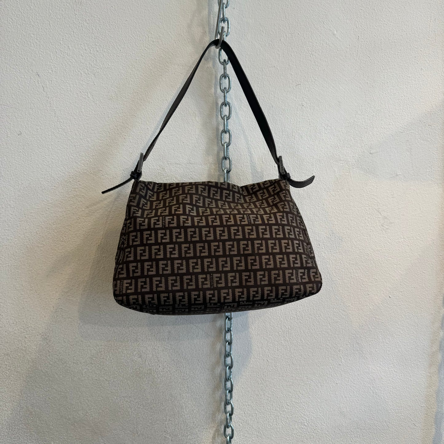 Fendi big mamma brown monogram bag