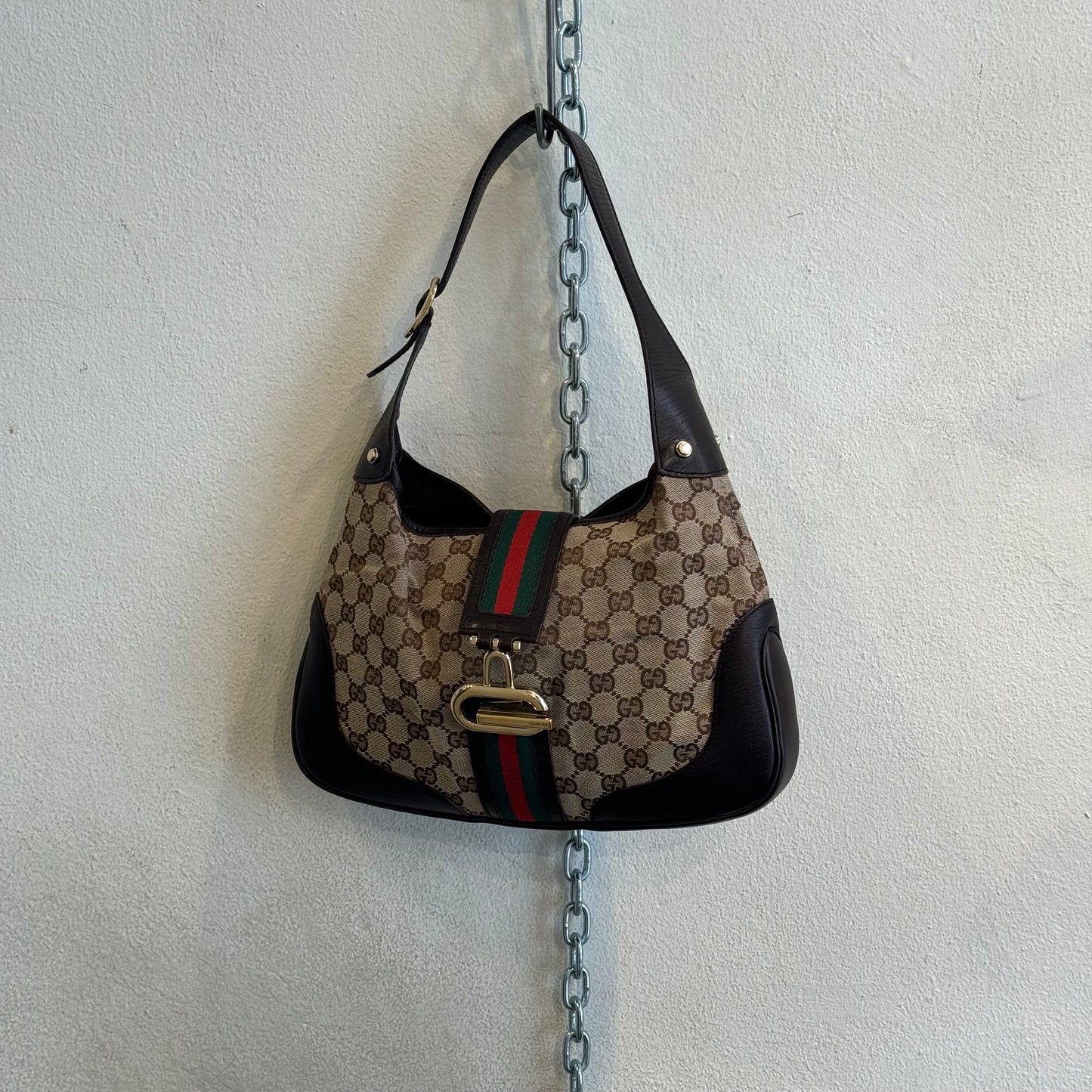 Gucci Jackie monogran shoulder bag
