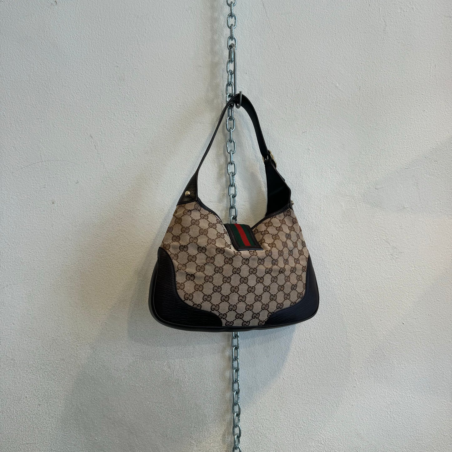 Gucci Jackie monogran shoulder bag
