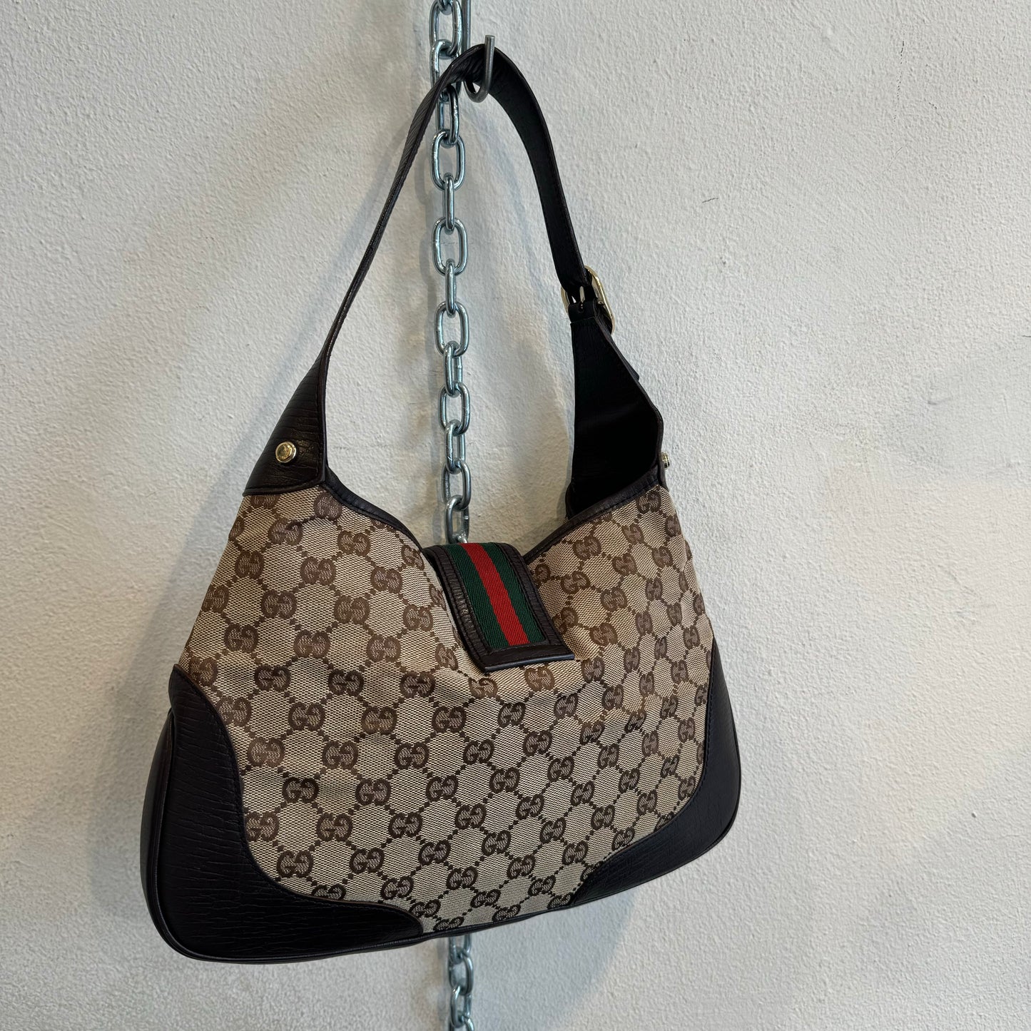 Gucci Jackie monogran shoulder bag