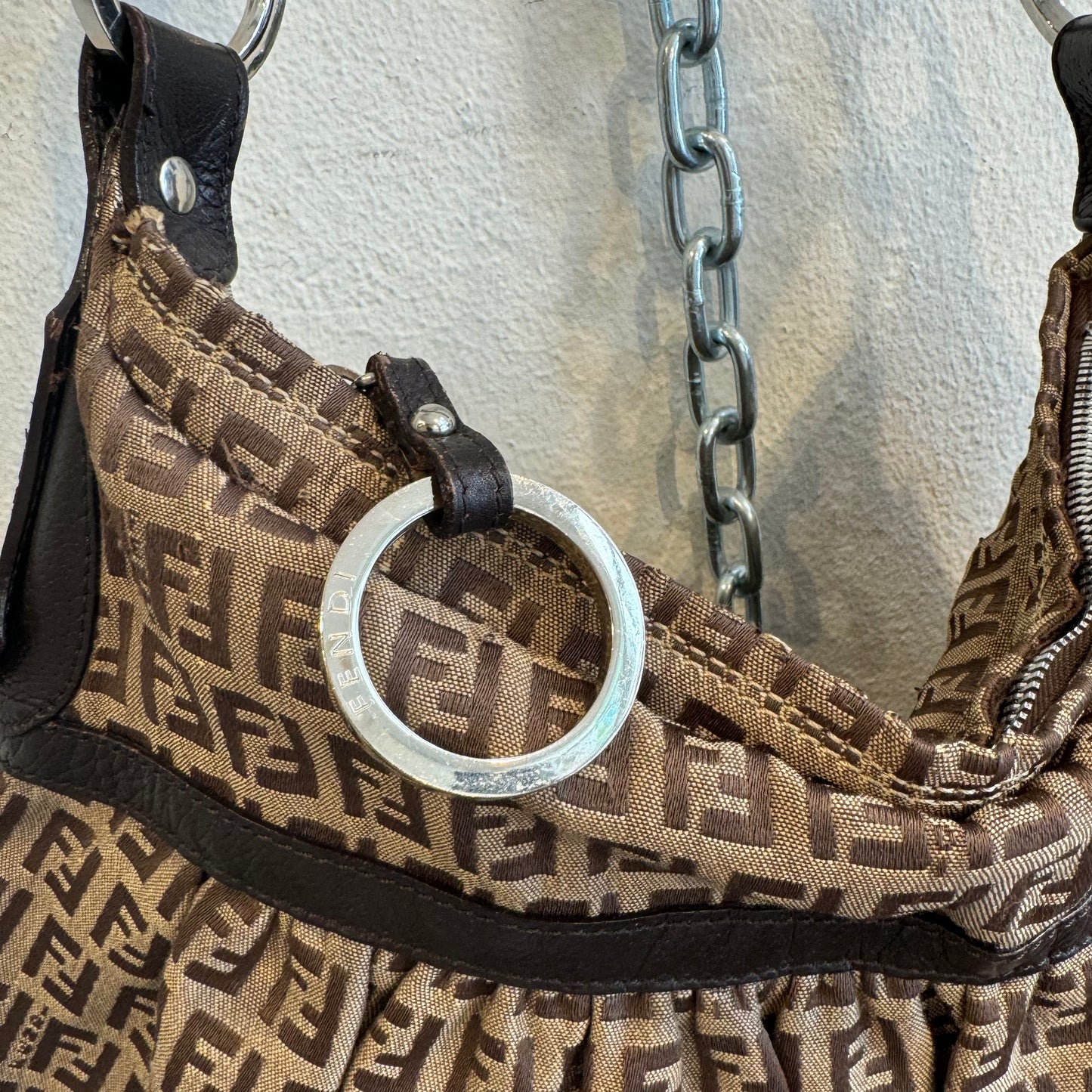 Fendi Zucca chef shoulder bag