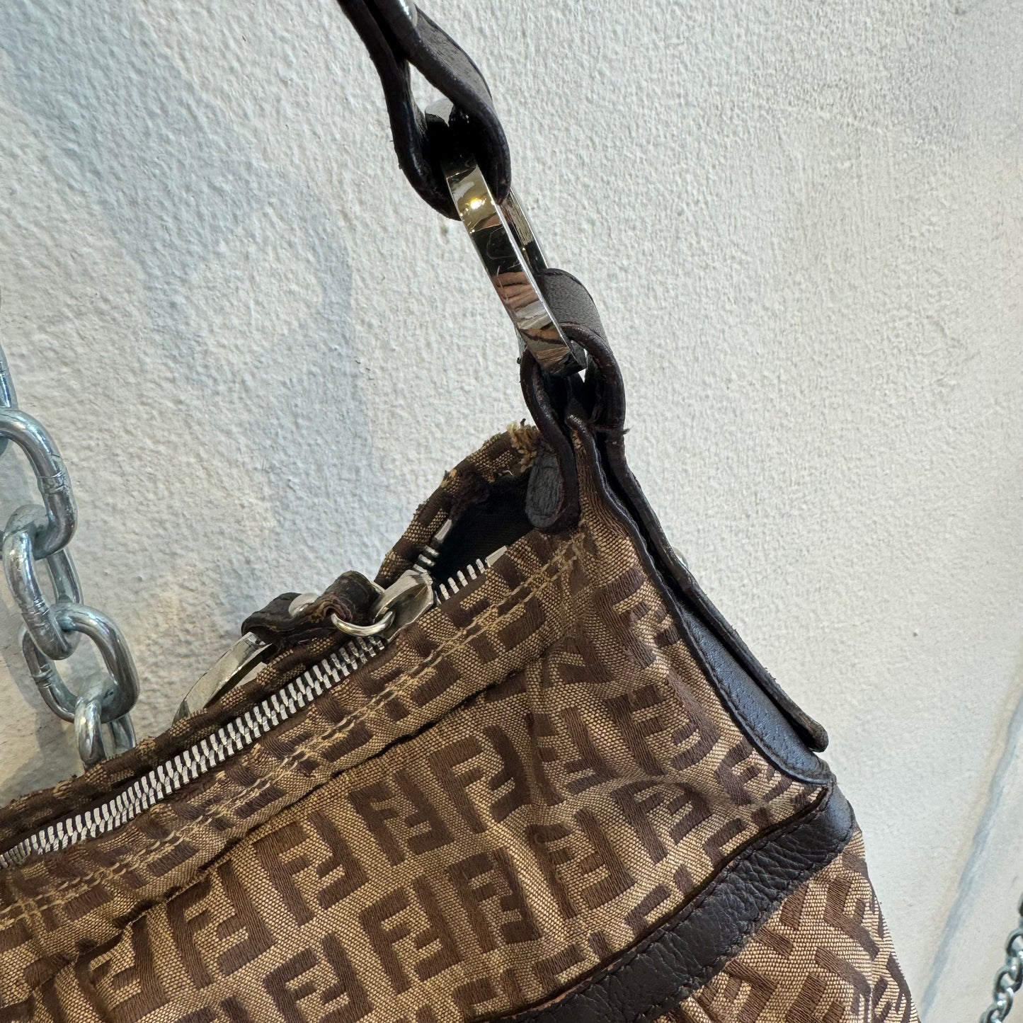 Fendi Zucca chef shoulder bag