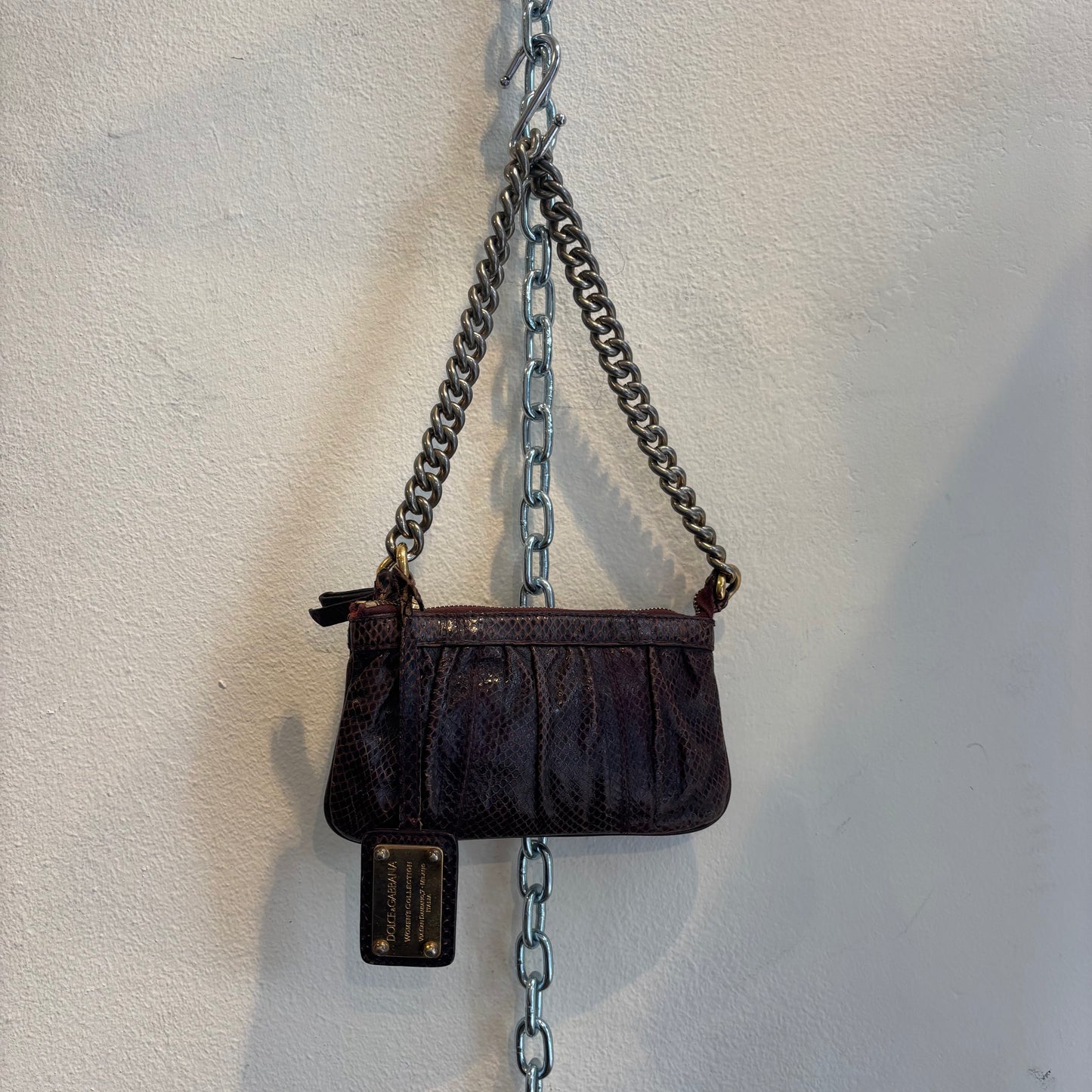 Dolce & Gabbana snakeskin mini bag