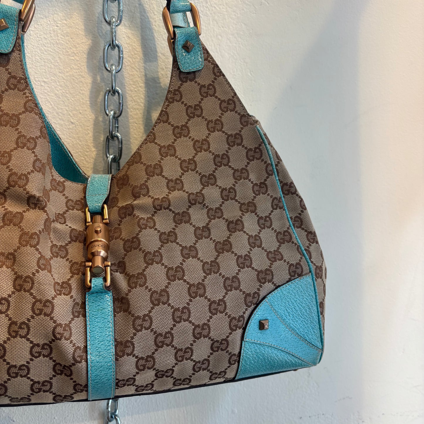 Gucci Jackie Bardot shoulder bag