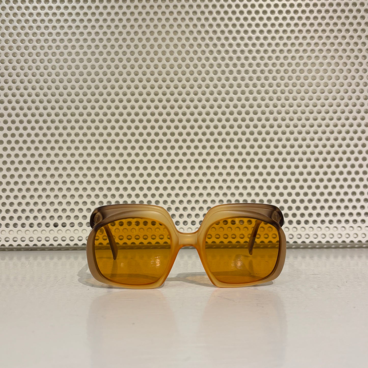 Christian Dior orange 70s sunglasses