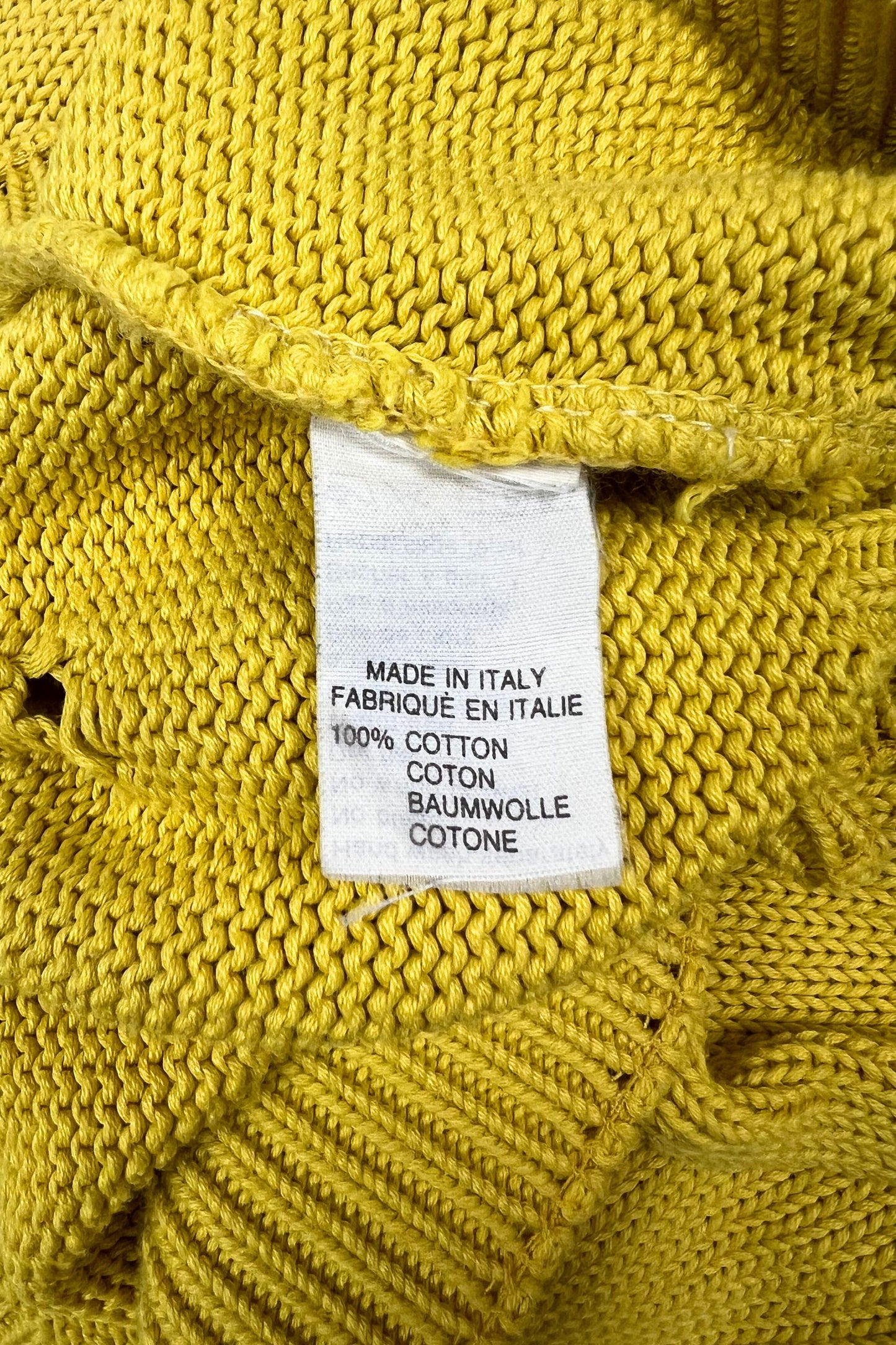Yellow Hole Sweater