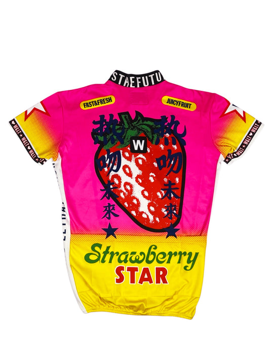 W< SS/95 Neon Pink Cycling Shirt
