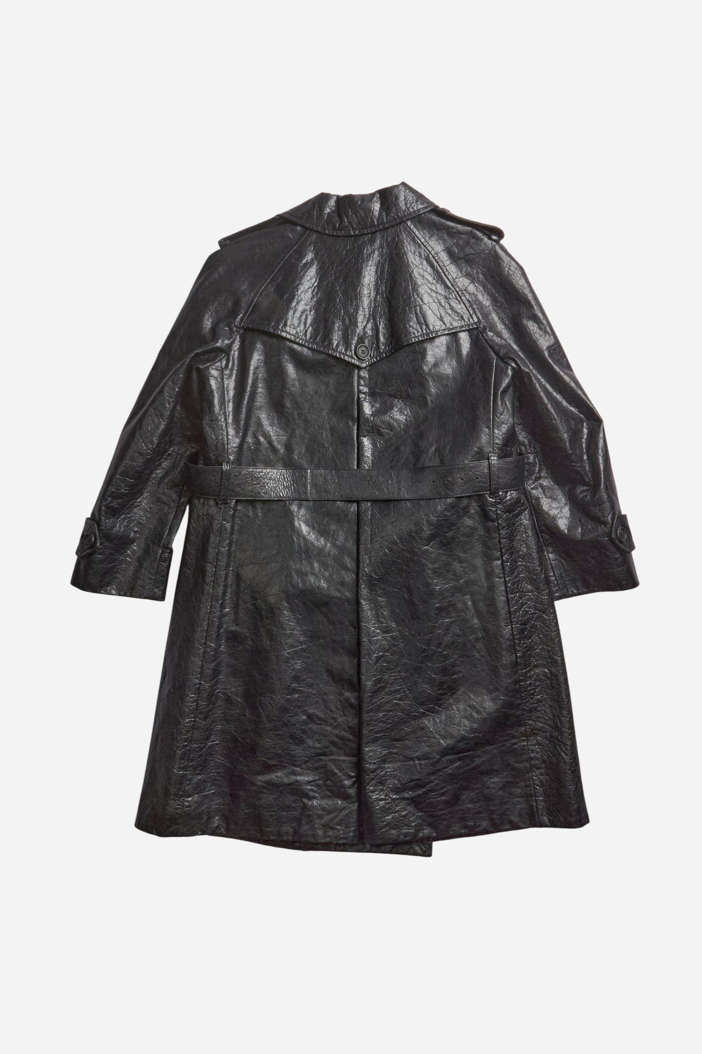 Miu Miu Black Leather Coat