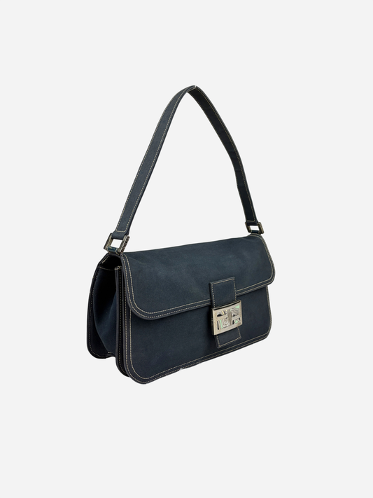 Fendi Denim Baguette Bag