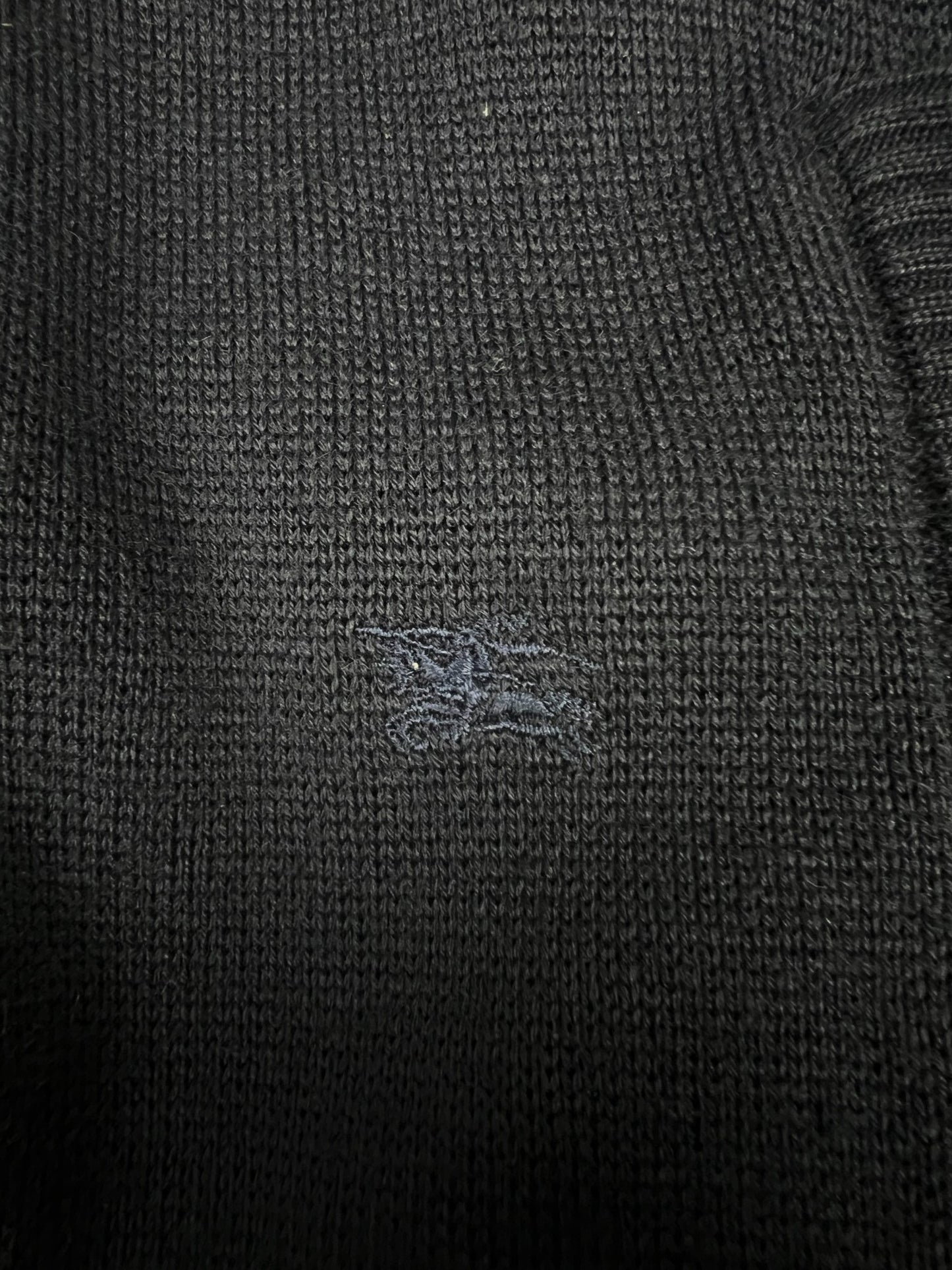 Navy Wool Harrington Jacket