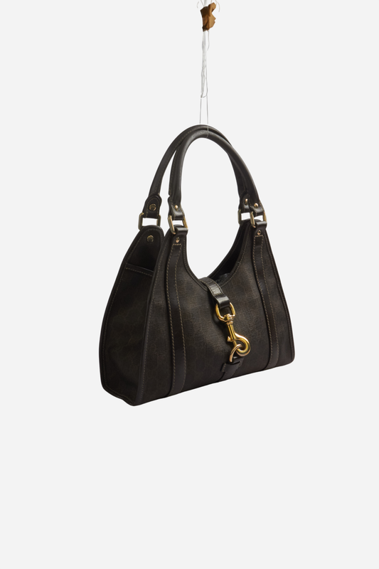Gucci Black Joy Bardot Hobo Bag
