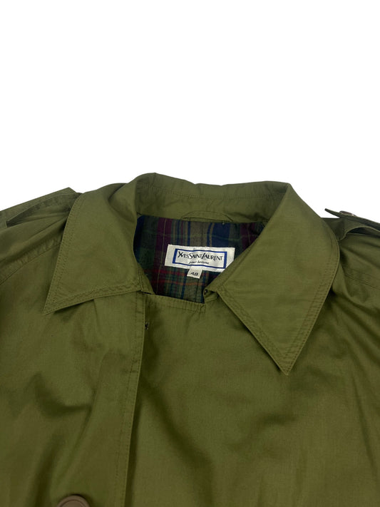 Olive Green Trench Coat