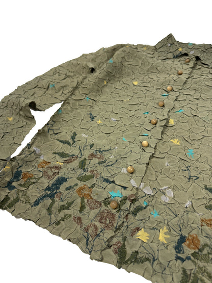 All Over Creased Blouse