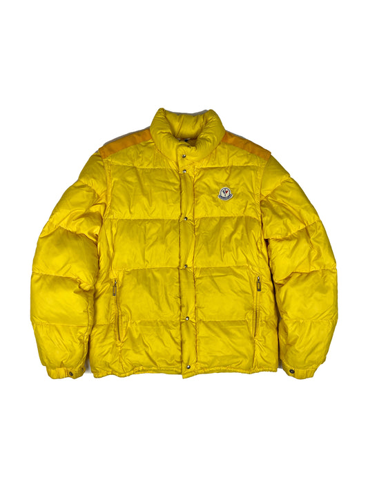 80s Yellow Puffer Jacket